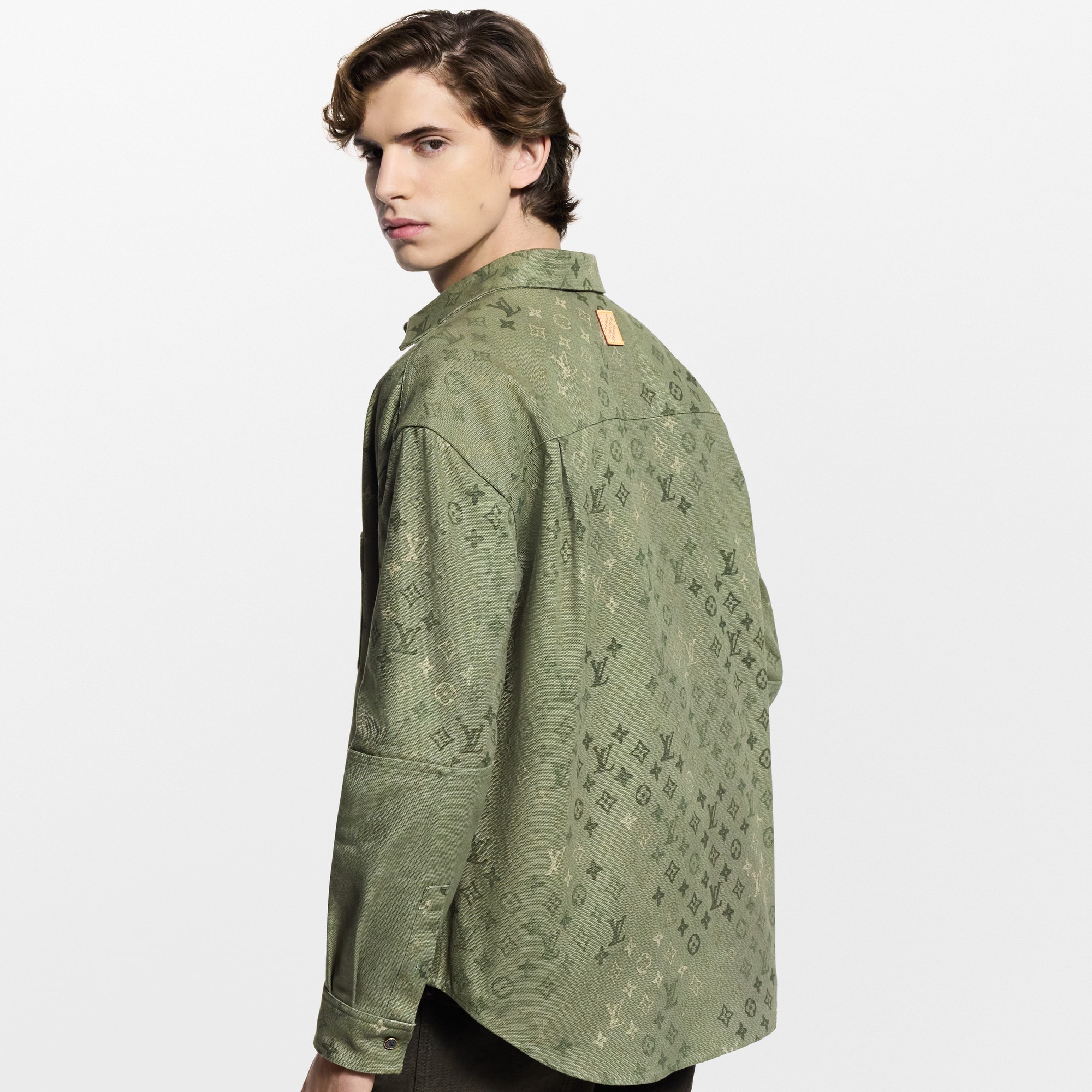 LOUIS VUITTON 長袖シャツ ライトグリーン Monogram Workwear Overshirt - Ready-to-Wear 1AJC51 | LOUIS VUITTON